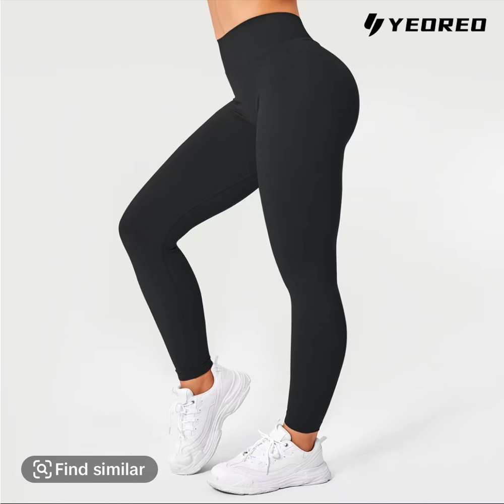Women's Black High-Waisted Leggings NEW